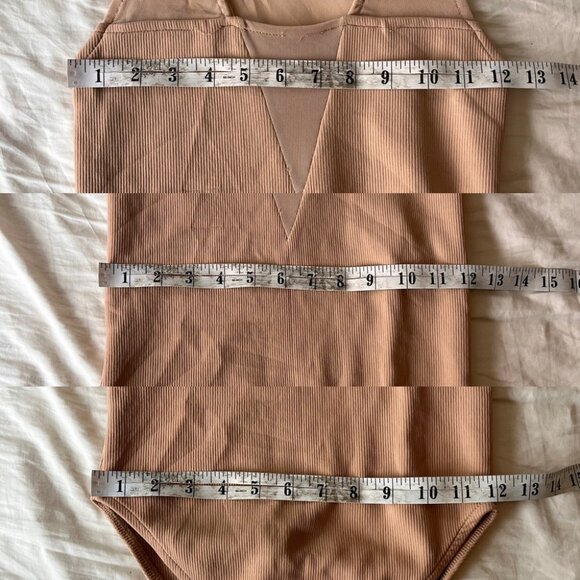 NWT ZARA Combination Tulle Bodysuit S - Picture 12 of 15